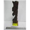 Image 1 : CARVED NORTHWEST COAST TOTEM, SIGNED