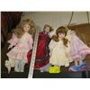 Image 1 : 4 PORCELAIN DOLLS