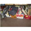 Image 1 : LG. LOT OF MISC: POTTERY, FRAMED PICTURES, BAGS, BOOKS, LEG BRACE, ETC.