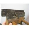 Image 2 : ANTIQUE WOOD PLANE W/BRASS ACCENTS