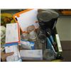 Image 2 : ASST. ITEMS: COFFEEMAKER, CANNISTERS, SM. WHITEBOARD, ETC.