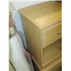 Image 2 : 2 SINGLE DRAWER NIGHTSTANDS