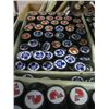 Image 2 : 3 TRAYS OF MAGNETIC MINIATURE HOCKEY PUCKS