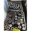 Image 2 : 2 TRAYS OF MAGNETIC MINIATURE PUCKS & STACK OF NHL STANLEY CUP LEAGUE STANDING BOARDS