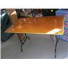 Image 1 : FOLDING WOODEN TOP TABLE