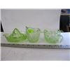 Image 1 : 3 PIECES OF DEPRESSION GLASS