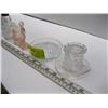 Image 3 : ASST. GLASS FIGURINES, TRAYS, ETC.