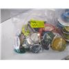 Image 2 : 3 BAGS OF ASST. BADGES & BUTTONS