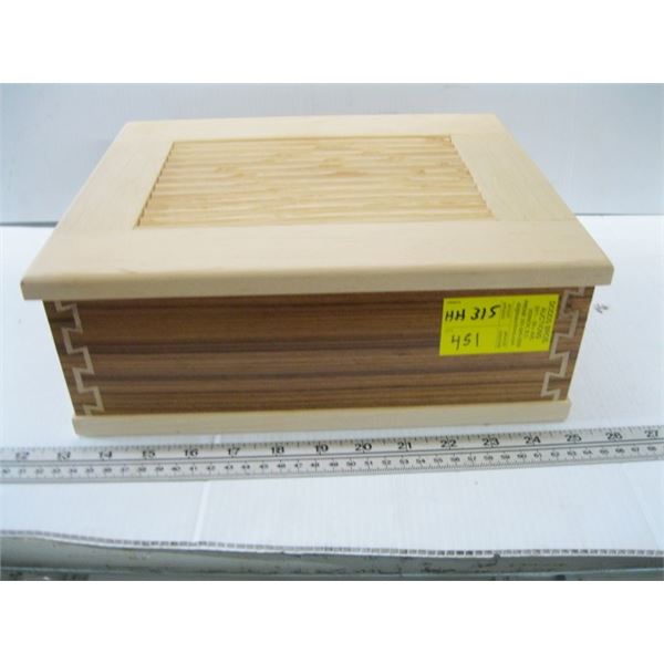 UNIQUE SLIDING TRAY WOODEN JEWELLERY BOX