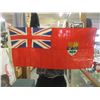 Image 3 : BRITISH MADE ANTIQUE UNION JACK FLAG & A CANADIAN RED ENSIGN FLAG, CIRCA 1930