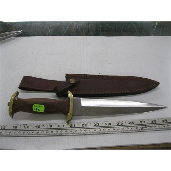 LONG BLADED KNIFE W/SHEATH