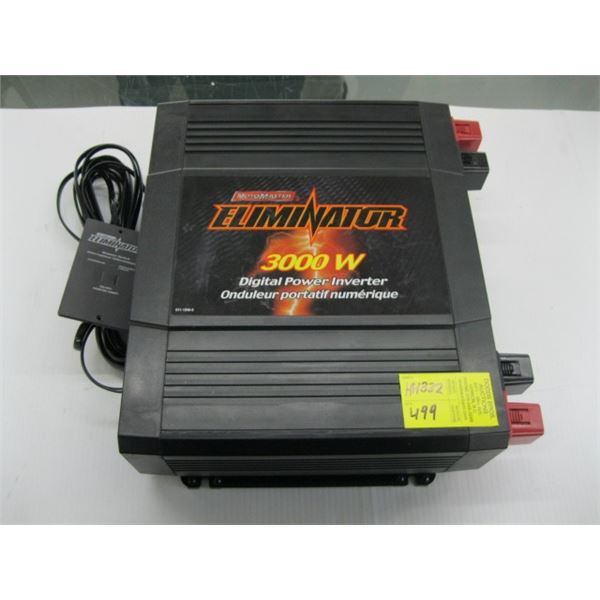 MOTOMASTER ELIMINATOR 3000W POWER INVERTER