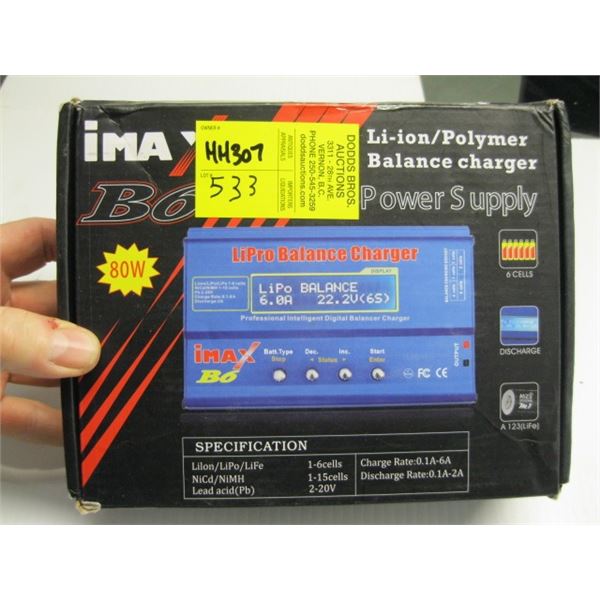 LITHIUM ION BALANCE CHARGER POWER SUPPLY