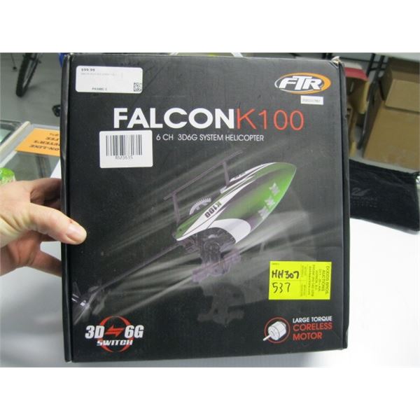 FALCON K100 6 CHANNEL REMOTE CONTROL HELICOPTER