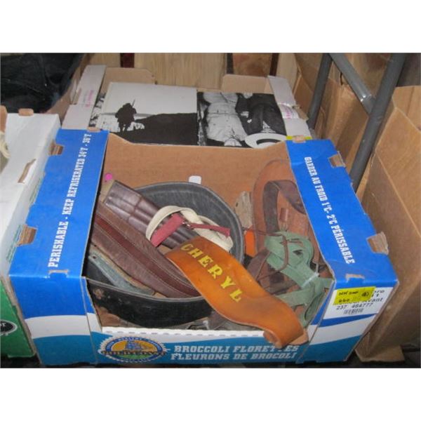 BOX OF ASST'D HORSE TACK