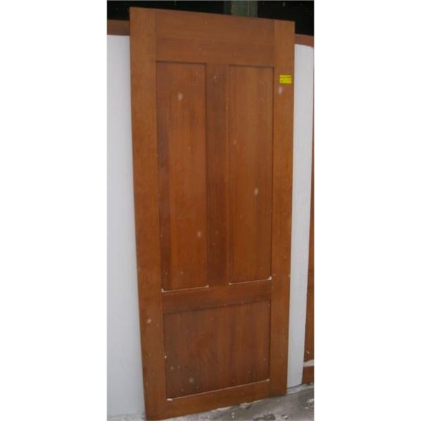 32' X 80' WOOD FINISH DOOR