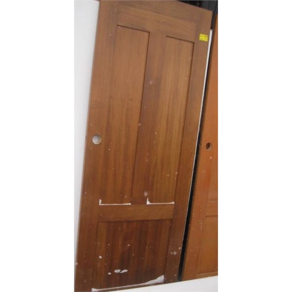 30' X 80' WOOD FINISH DOOR