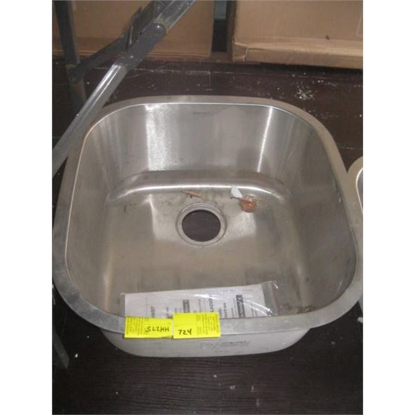 'NEW' SINGLE STAINLESS STEEL SINK