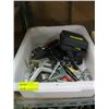 Image 1 : PLASTIC BIN W/ASST. C CLAMPS, ETC.