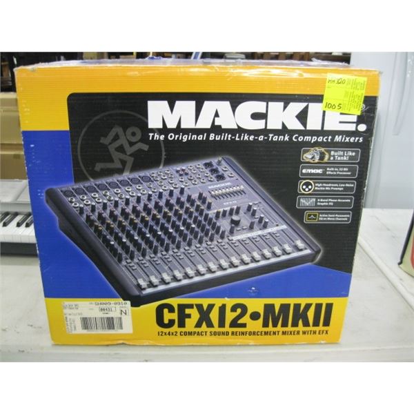 MACKIE CFX12.MK2 COMPACT SOUND REINFORCEMENT MIXER W/EFX