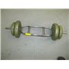 Image 1 : CURL BAR W/WEIGHTS