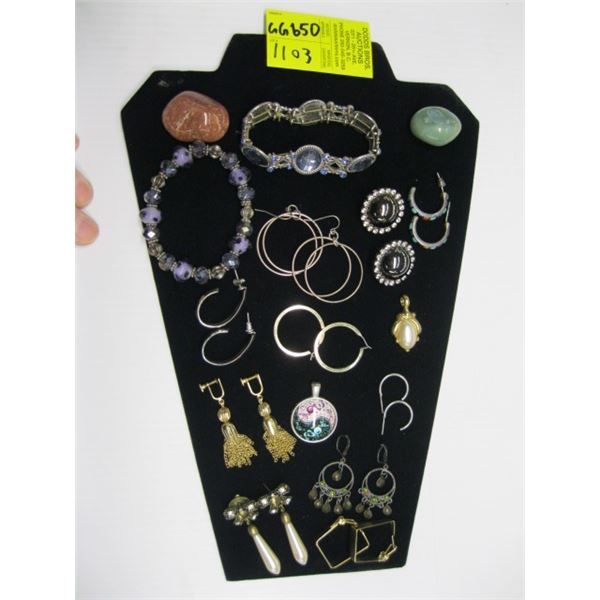 ASST. EARRINGS, BRACELET, ETC.