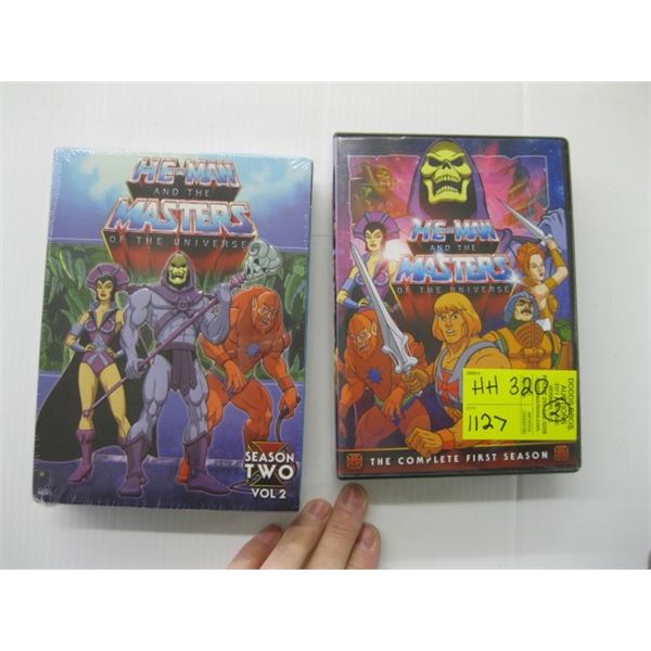 2 HE MAN & MASTERS OF THE UNIVERSE DVD SETS