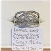 Image 1 : LADIES 10KT WHITE GOLD DIAMOND RING .96tcw W/A $4,420, SZ 7.5