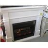 Image 1 : ELECTRIC FIREPLACE W/MANTLE