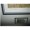 Image 2 : FRAMED & NUMBERED ROBERT BATEMAN PRINT W/STAMPS