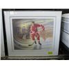 Image 1 : FRAMED/NUMBERED PRINT BY J. LUMBERS 91 TITLED 'MR HOCKEY'