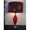 Image 1 : RED BASED TABLE LAMP