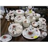 Image 1 : LARGE SET OF ROYAL ALBERT 'POINSETTA' ENGLISH BONE CHINA