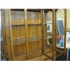 Image 2 : GLASS DOOR OAK CHINA CABINET