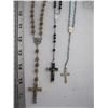 Image 2 : 3 NECKLACES WITH CROSSES