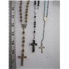 Image 2 : 3 NECKLACES WITH CROSSES