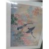 Image 2 : Framed Bird Motif Artwork, Signed Johnny Lung(?), Wood Framed