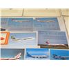 Image 12 : Multiple Fish Unframed Artwork, Airplane Photos, Balloon Postcards, etc