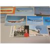 Image 14 : Multiple Fish Unframed Artwork, Airplane Photos, Balloon Postcards, etc