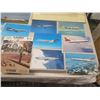 Image 15 : Multiple Fish Unframed Artwork, Airplane Photos, Balloon Postcards, etc