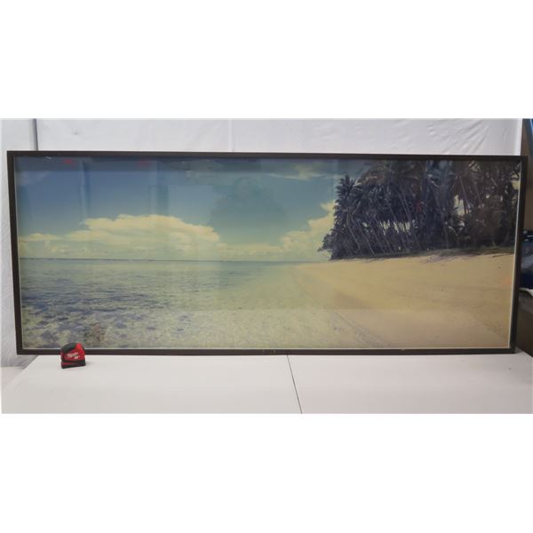 Large Beach Scene Photographic Art 73  x 29 