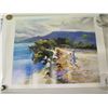 Image 2 : Ocean Scene Artwork Signed by Artist, Hawaii's Masters Promo & Tom Selleck Poster