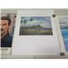 Image 4 : Ocean Scene Artwork Signed by Artist, Hawaii's Masters Promo & Tom Selleck Poster