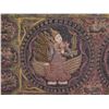 Image 2 : Very Large Asian Buddha Beaded, Embroidery Art on Wooden Frame 60" x 41"