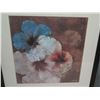 Image 2 : Floral Artwork Signed by Artist, Framed 34"x34"