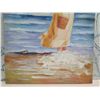 Image 3 : Girl at the Beach Artwork, Unframed, 24"x36"