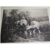 Image 13 : Qty 3 Black & White Unframed Artwork 26"X19":   'En Picardie'  by Julien Dupre,  'Passage du Gue' by