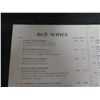 Image 3 : Buzz's Original Steak House Kailua Wine List w/ Island Chart 12"x6"