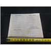 Image 9 : Buzz's Original Steak House Kailua Wine List w/ Island Chart 12"x6"