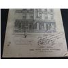 Image 5 : Union Oyster House 1826-1951 125th Anniversary Menu, Signed 18"x12"